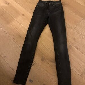G star black washed jeans worn once size 25 x 30